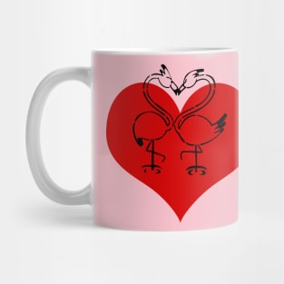 Swan Love Couple Mug